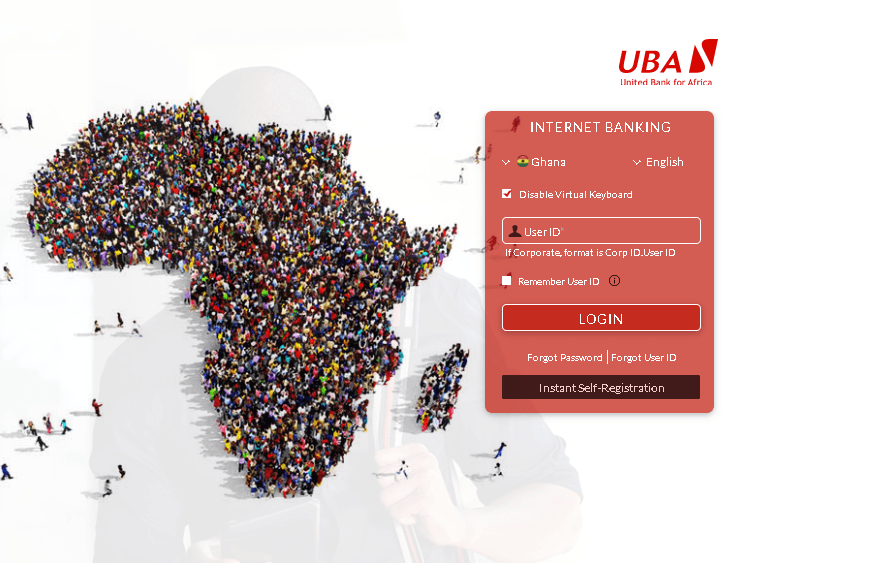 UBA Ghana Banking, 2023, Register & Login To UBA Online