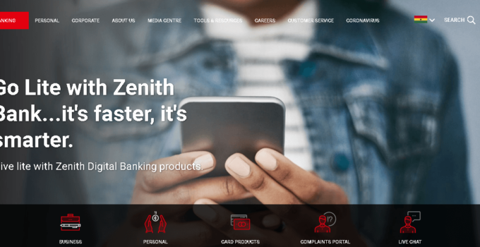 Zenith Bank Ghana internet banking guide