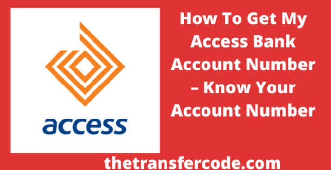 how to get my access bank account number via ussd