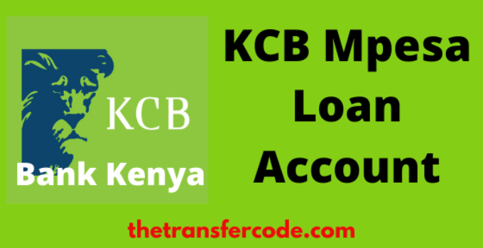 KCB Mpesa loan account