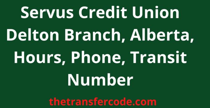 Servus Credit Union Delton Branch