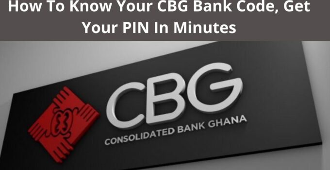 How To Know Your CBG Bank Code