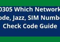 0305 Which Network Code, Jazz 0305, SIM Number Check Code Guide