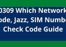 0309 Which Network Code, 0309 Jazz, SIM Number Check Code Guide
