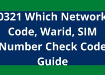 0321 Which Network Code, Warid 0321 SIM Number Check Code