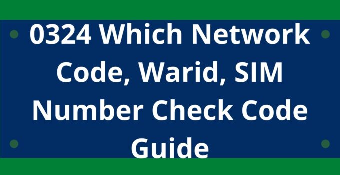 0324 Which Network Code
