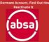 Absa Dormant Account, 2022, Find Out How To Reactivate It