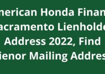 American Honda Finance Sacramento Lienholder Address 2023, Find Lienor Mailing Address