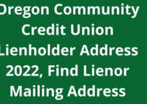 Oregon Community Credit Union Lienholder Address 2023, Find Lienor Mailing Address