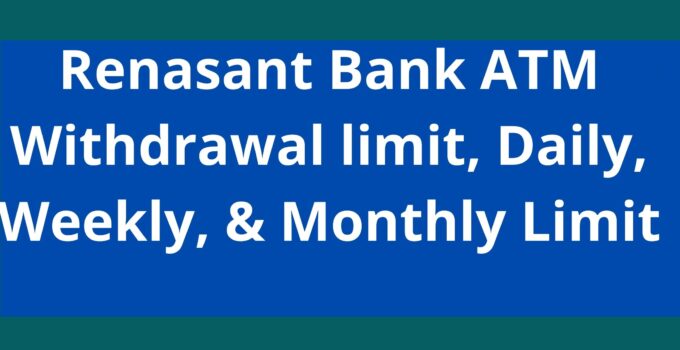 Renasant Bank ATM Withdrawal limit
