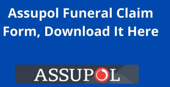 Assupol Funeral Claim Form