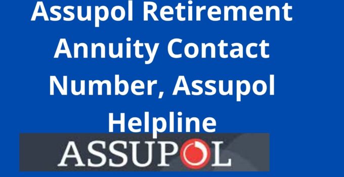 Assupol Retirement Annuity Contact Number