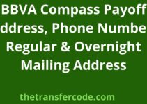 BBVA Compass Payoff Address, 2023, Phone Number, Regular & Overnight Mailing Address