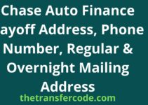Chase Auto Finance Payoff Address, 2023, Phone Number, Regular & Overnight Mailing Address