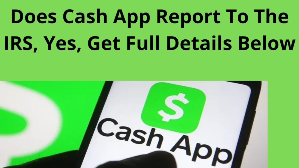 does cash app report to irs bitcoin