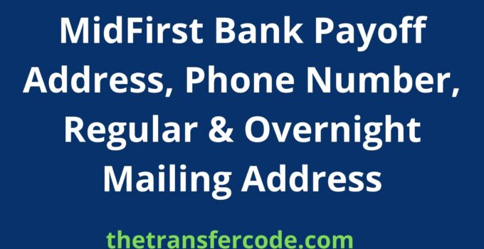 MidFirst Bank Payoff Address