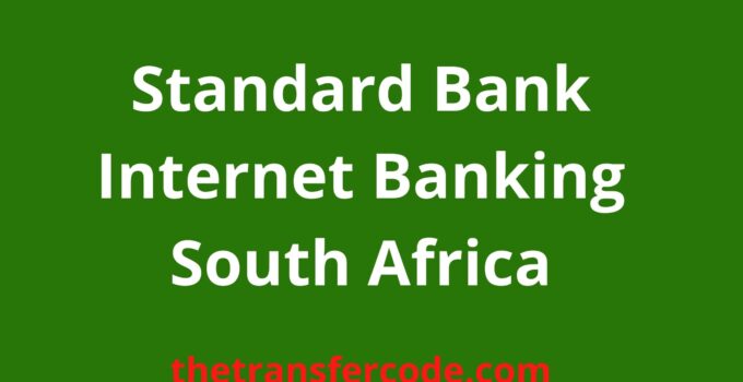 Standard Bank Internet Banking South Africa