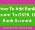 How To Add Bank Account To OKEX, Link Bank Account